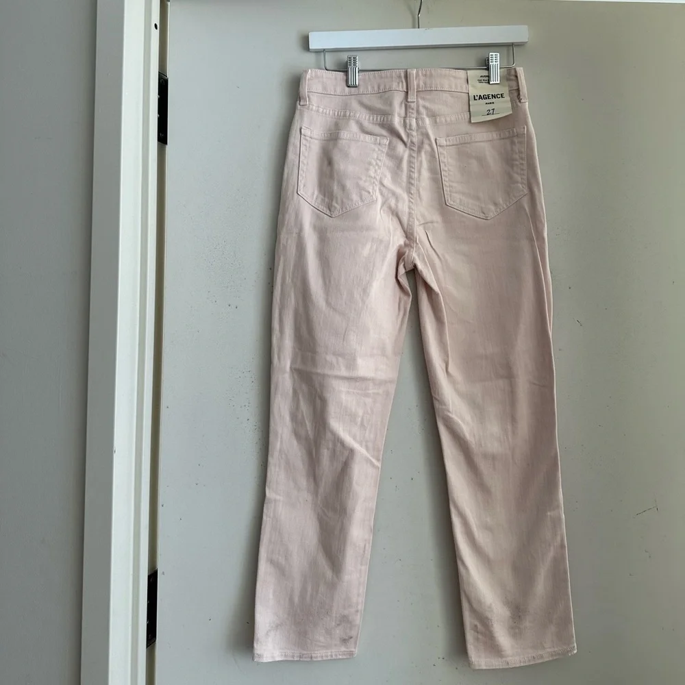 L’AGENCE Katrina High Rise Straight in Quartz Destruction NWT - Picture 3 of 6